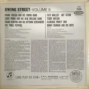 LP - Frank Froeba And His Swing Band / Louis Prima And His New Orleans Gang / The Three Peppers - Swing Street Vol. 2 - Mono