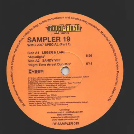 Leger, Sandy Vee, Mason  co. - Sampler 19 WMC 2007 Special (Part 1)