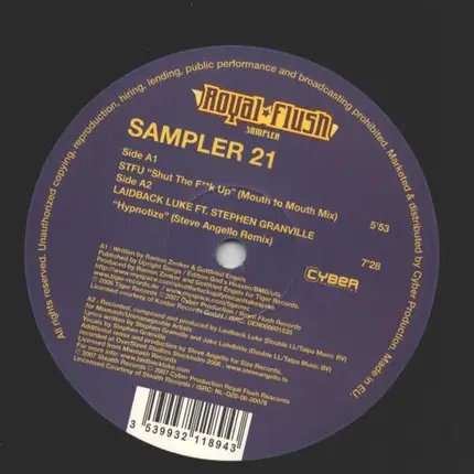 STFU, Laidback Luke, Robot Needs Oil & co. - Sampler 21