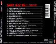 CD - Charlie Parker / Curtis Fuller / Milt Jackson a.o - Savoy Jazz Vol.1 (Savoy Sampler)