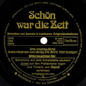 Various Artists - Schön War Die Zeit