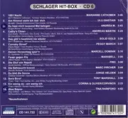 CD - Marianne Cathomen, Ulli Bastian, Andrea M. - Schlager Hit-Box CD6 - Sleevecase