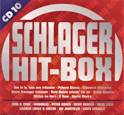Trio Melody, Nina & Mike, Marabell - Schlager Hit-Box CD10