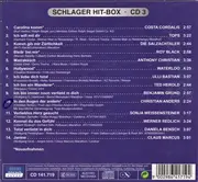 CD - Costa Cordalis, Tops, Roy Black - Schlager Hit-Box CD3 - Sleevecase