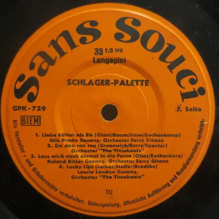 Various - Schlager-Palette