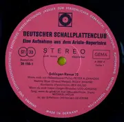LP - Peter Alexander, Rex Gildo, Heintje, a.o. - Schlager Revue 72