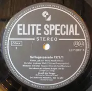 LP - Peter Manuel, Christel Deuber,Bernd Kinder,a.o., - Schlagerparade 1972/1