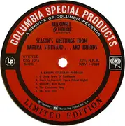 LP - Doris Day / Bqarbra Streisand a.o. - Season's Greetings From Barbra Streisand...And Friends