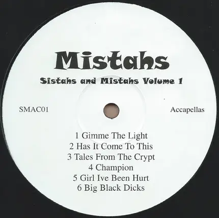 Various - Sistahs And Mistahs Volume 1