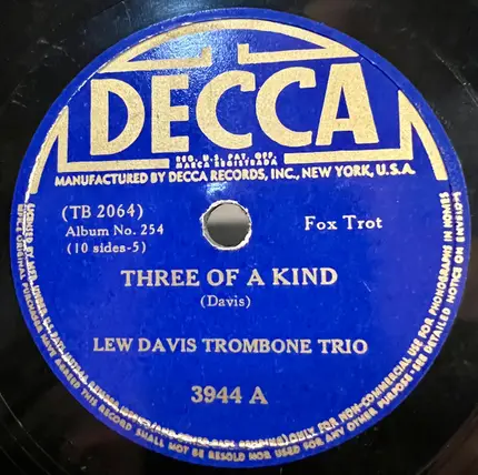 Duke Ellington And His Famous Orchestra, Bobby Byrne And His Orchestra, Lew Davis Trombone Trio - Sliphorn