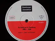LP - Bizet / Flotow / Suppe a.o. - So klang es in Hamburg 1900 - 1930