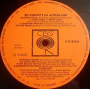 LP - Various - So Klingt's Im Alpenland (So It Sounds In The Alpine Country)