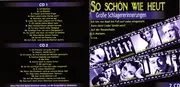 Double CD - Lale Andersen / Hans Albers a.o. - So Schön Wie Heut - Große Schlagererinnerungen