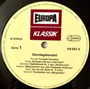 LP - Purcell / Grieg / Schubert / Wagner / Bach a.o. - Sonntagskonzert