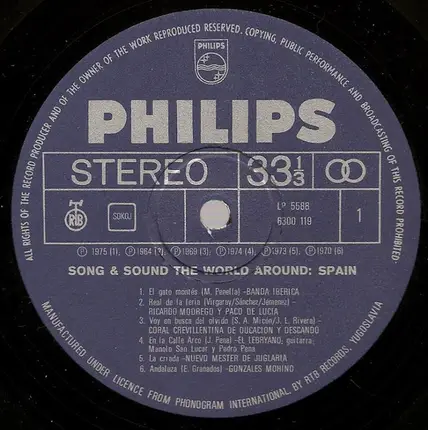 Various - Song & Sound The World Around: Spain