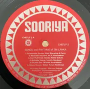 LP - Various - Songs And Rhythms Of Sri Lanka - Mono
