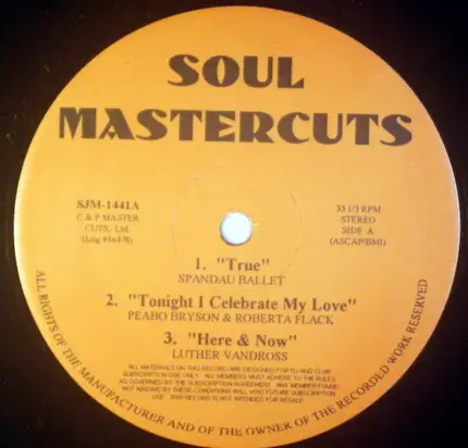 Spandau Ballet, Peabo Bryson, Roberta Flack, Luther Vandross, The Art Of Noise - Soul Mastercuts
