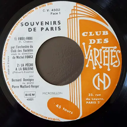 Trenet - Souvenirs De Paris
