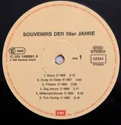 LP - Various - Souvenirs Der 50er Jahre