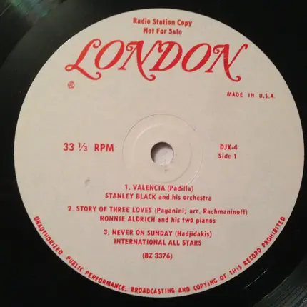 Various - Special For Radio Stations Monaural Versions