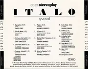 CD - Paolo Conte / Alice / Eros Ramazzotti / etc - Spezial CD 32 - Italo Spezial