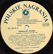 LP - Radio Dla Dziec - Śpiewajmy Razem (Piosenki Z Festiwali DO • RE • MI)