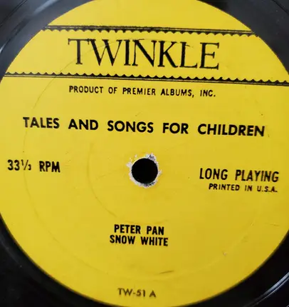 Various - Tales And Songs For Children