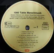 LP - Orchester Paul Biste a.o. - Tausend Takte Marschmusik - Beliebte Märsche von Johann Strauß bis Franz Grothe