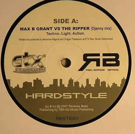 Max B Grant Vs. The Ripper, Venom, a.o. - Techno. Light. Action.