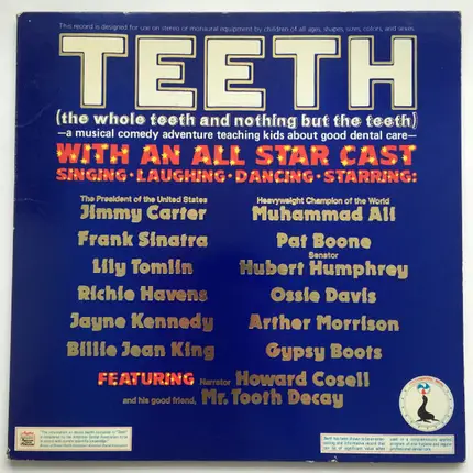 Children Records (english) - Teeth (The Whole Teeth And Nothing But The Teeth) - A Musical Comedy Adventure Teaching Kids About