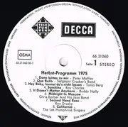 LP - Various - TELDEC Läßt Den Herbst Erklingen - Herbst- Programm 1975