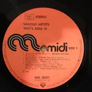 LP - Aretha Franklin, Percy Sledge a.o. - That's Soul 3