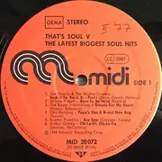 LP - Aretha Franklin, Otis Redding a.o. - That's Soul 5