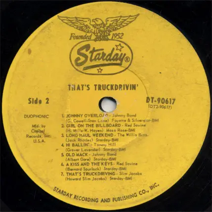 Various - That's Truckdrivin'