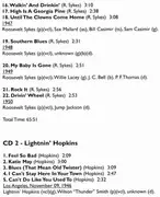 CD-Box - Roosevelt Sykes / Lightnin' Hopkins / John Lee Hooker a.o. - The Ultimate Jazz Archive - Set 15/42