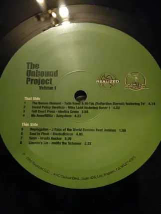 Blackalicious / Talib Kweli & Hi-Tek / J Rocc / Ursula Rucker / a.o. - The Unbound Project Volume 1