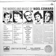 LP - June Bronhill, Joyce Grenfell, Dickie Henderson - The Words And Music Of Noël Coward