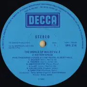 LP - Cyril Anthony, Emyr Jones, a.o. - The World Of Wales Vol. 2 - A Nation Sings: Five Thousand Voices At The Royal Albert Hall