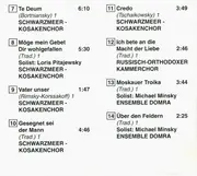 Double CD - Schwarzmeer Kosakenchor a.o. - The World Of Russische Folklore