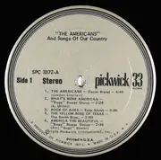 LP - Various - The Americans: Oscar Brand Narrates Today's Song Of Patriotism