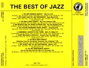 CD - The Wes Montgomery Quartet / The Miles Davis Quartet a.o. - The Best Of Jazz