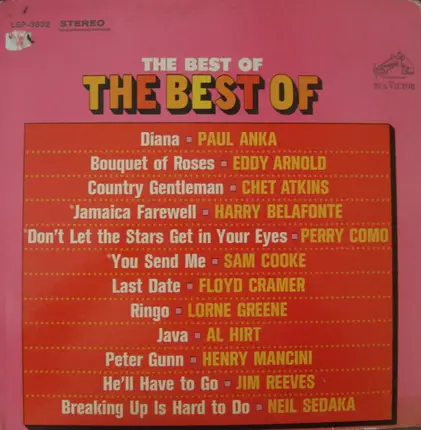 Paul Anka, Eddy Arnold, Chet Atkins, a.o. - The Best Of The Best Of