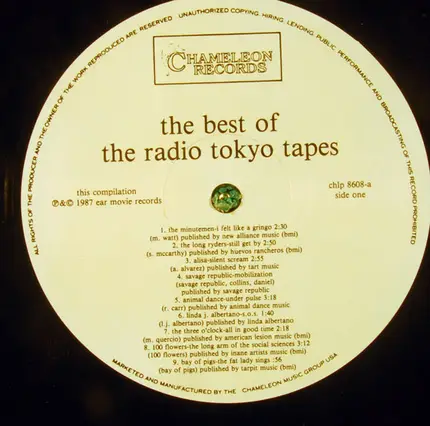 The Minutemen / The Long Ryders / Alisa a.o. - The Best Of The Radio Tokyo Tapes