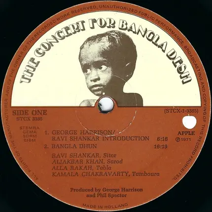 George Harrison / Bob Dylan / Ravi Shankar a.o. - The Concert for Bangladesh