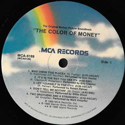Soundtrack - The Color Of Money