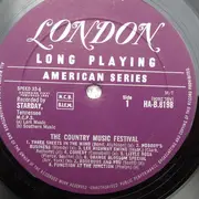 LP - E. Rhodes, Frizzel, Crawford - The Country Music Festival - Mono