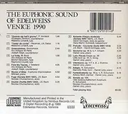 CD - Brahms / Bach / Grieg a.o. - Il Suono Eufonico Di Edelweiss Venezia 1990