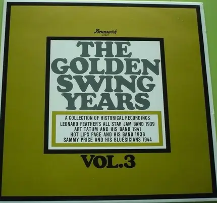 Orchester Alfons Wonneberg a.o. - The Golden Swing Years Vol. 3r