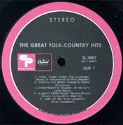 LP - Nancy Wilson, Glen Campbell a.o. - The Great Folk-Country Hits