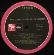 LP - Tom Vaughn, Glen Campbell, a.o. - The Great Popular Favorites